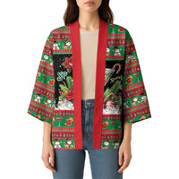 Sip Sparkle Sleigh Christmas Margarita Kimono Funny Christmas Spirit - Wonder Print Shop