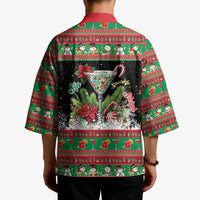 Sip Sparkle Sleigh Christmas Margarita Kimono Funny Christmas Spirit - Wonder Print Shop