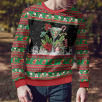 Sip Sparkle Sleigh Christmas Margarita Ugly Christmas Sweater Funny Christmas Spirit - Wonder Print Shop
