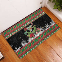 Sip Sparkle Sleigh Christmas Margarita Rubber Doormat Funny Christmas Spirit - Wonder Print Shop