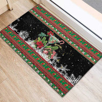 Sip Sparkle Sleigh Christmas Margarita Rubber Doormat Funny Christmas Spirit - Wonder Print Shop