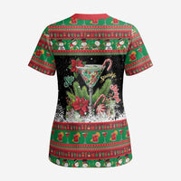 Sip Sparkle Sleigh Christmas Margarita Scrub Top Funny Christmas Spirit - Wonder Print Shop