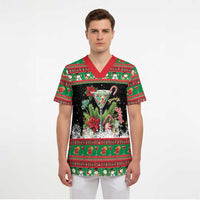 Sip Sparkle Sleigh Christmas Margarita Scrub Top Funny Christmas Spirit - Wonder Print Shop