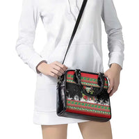 Sip Sparkle Sleigh Christmas Margarita Shoulder Handbag Funny Christmas Spirit - Wonder Print Shop