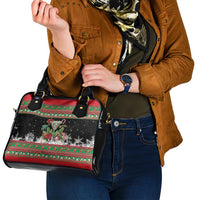 Sip Sparkle Sleigh Christmas Margarita Shoulder Handbag Funny Christmas Spirit - Wonder Print Shop