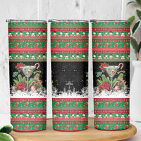 Sip Sparkle Sleigh Christmas Margarita Skinny Tumbler Funny Christmas Spirit - Wonder Print Shop