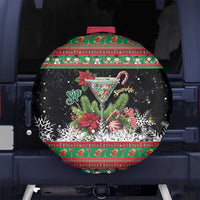 Sip Sparkle Sleigh Christmas Margarita Spare Tire Cover Funny Christmas Spirit - Wonder Print Shop