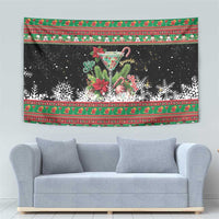 Sip Sparkle Sleigh Christmas Margarita Tapestry Funny Christmas Spirit - undefined