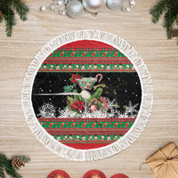Sip Sparkle Sleigh Christmas Margarita Tree Skirt Funny Christmas Spirit - Wonder Print Shop