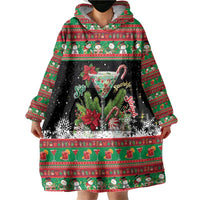 Sip Sparkle Sleigh Christmas Margarita Wearable Blanket Hoodie Funny Christmas Spirit - Wonder Print Shop