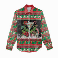 Sip Sparkle Sleigh Christmas Margarita Women Casual Shirt Funny Christmas Spirit - Wonder Print Shop