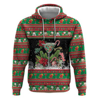 Sip Sparkle Sleigh Christmas Margarita Zip Hoodie Funny Christmas Spirit - Wonder Print Shop
