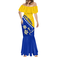 Bosnia and Herzegovina Independence Day Mermaid Dress Bosna i Hercegovina Lily - Wonder Print Shop