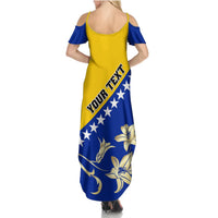 Bosnia and Herzegovina Independence Day Summer Maxi Dress Bosna i Hercegovina Lily - Wonder Print Shop