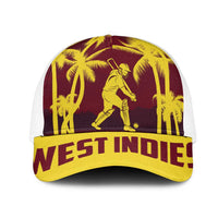 Cricket 2026 West Indies Mesh Trucker Cap WI Tropical Version