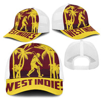 Cricket 2026 West Indies Mesh Trucker Cap WI Tropical Version