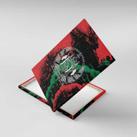 Afghanistan Canvas Wall Art Grunge Style