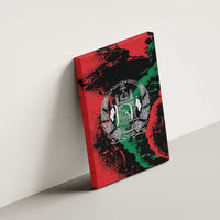 Afghanistan Canvas Wall Art Grunge Style