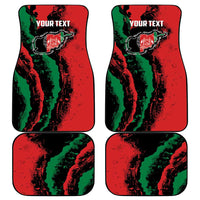 Personalized Afghanistan Car Mats Grunge Style