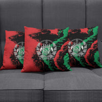 Afghanistan Pillow Cover Grunge Style