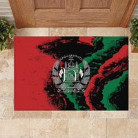 Afghanistan Rubber Doormat Grunge Style