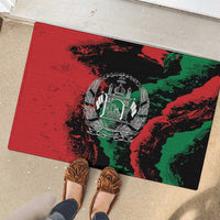 Afghanistan Rubber Doormat Grunge Style
