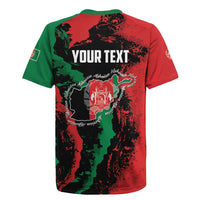 Personalized Afghanistan Rugby Jersey Grunge Style