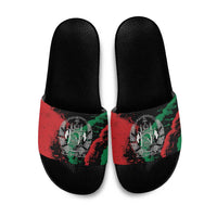 Afghanistan Slide Sandals Grunge Style