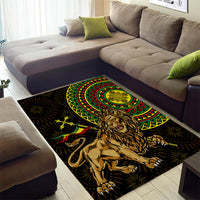 Ethiopia National Day Area Rug Lion Of Judah African Pattern - Wonder Print Shop