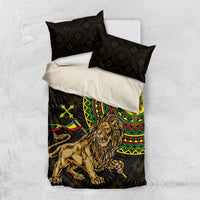 Ethiopia National Day Bedding Set Lion Of Judah African Pattern - Wonder Print Shop