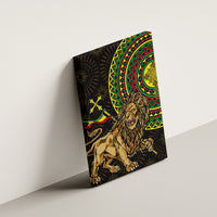 Ethiopia National Day Canvas Wall Art Lion Of Judah African Pattern - Wonder Print Shop