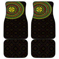 Ethiopia National Day Car Mats Lion Of Judah African Pattern - Wonder Print Shop