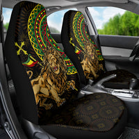 Ethiopia National Day Car Seat Cover Lion Of Judah African Pattern - Wonder Print Shop