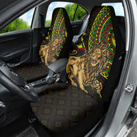 Ethiopia National Day Car Seat Cover Lion Of Judah African Pattern - Wonder Print Shop