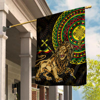 Ethiopia National Day Garden Flag Lion Of Judah African Pattern - Wonder Print Shop