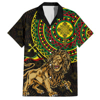 Ethiopia National Day Hawaiian Shirt Lion Of Judah African Pattern - Wonder Print Shop