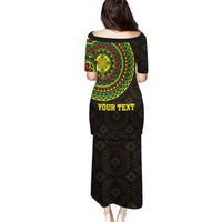 Ethiopia National Day Puletasi Lion Of Judah African Pattern - Wonder Print Shop