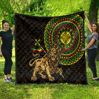 Ethiopia National Day Quilt Lion Of Judah African Pattern - Wonder Print Shop