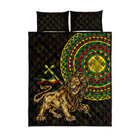 Ethiopia National Day Quilt Bed Set Lion Of Judah African Pattern - Wonder Print Shop