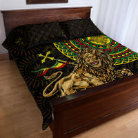 Ethiopia National Day Quilt Bed Set Lion Of Judah African Pattern - Wonder Print Shop