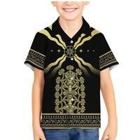 Assyria Empire Family Matching Mermaid Dress and Hawaiian Shirt Assyrian Mythological Spirit - Wonder Print Shop