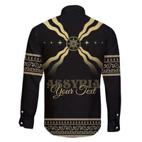 Assyria Empire Family Matching Short Sleeve Bodycon Dress and Hawaiian Shirt Assyrian Mythological Spirit - Wonder Print Shop