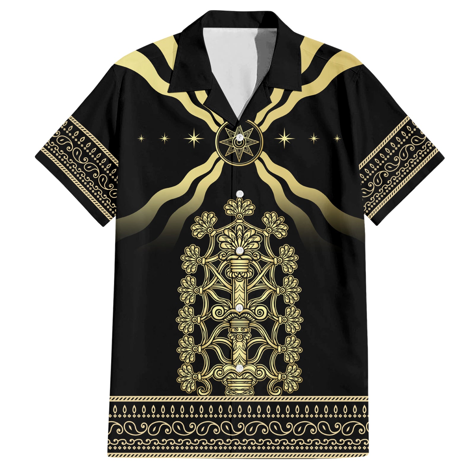 Assyria Empire Hawaiian Shirt Assyrian Mythological Spirit