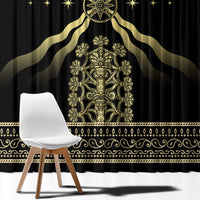 Assyria Empire Window Curtain Assyrian Mythological Spirit - Wonder Print Shop