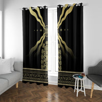 Assyria Empire Window Curtain Assyrian Mythological Spirit - Wonder Print Shop