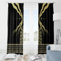 Assyria Empire Window Curtain Assyrian Mythological Spirit - Wonder Print Shop