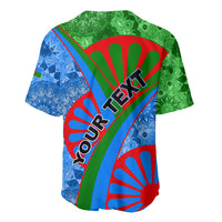 International Romani Day 2024 Baseball Jersey Gypsy Pattern Tribal - Wonder Print Shop