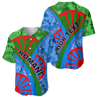 International Romani Day 2024 Baseball Jersey Gypsy Pattern Tribal - Wonder Print Shop