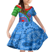 International Romani Day 2024 Family Matching Mermaid Dress and Hawaiian Shirt Gypsy Pattern Tribal - Wonder Print Shop