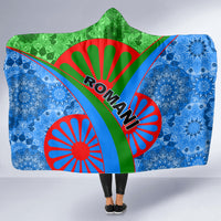 International Romani Day 2024 Hooded Blanket Gypsy Pattern Tribal
